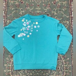 Disney Little mermaid sweatshirt. Girls size S